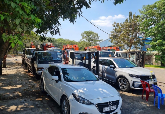 xe cẩu lộc an